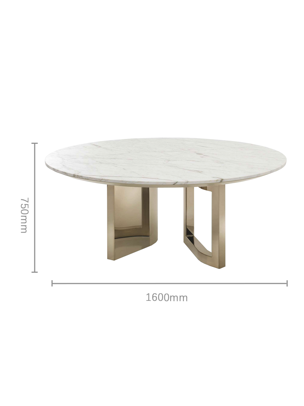 NARSI Marble Round Dining Table