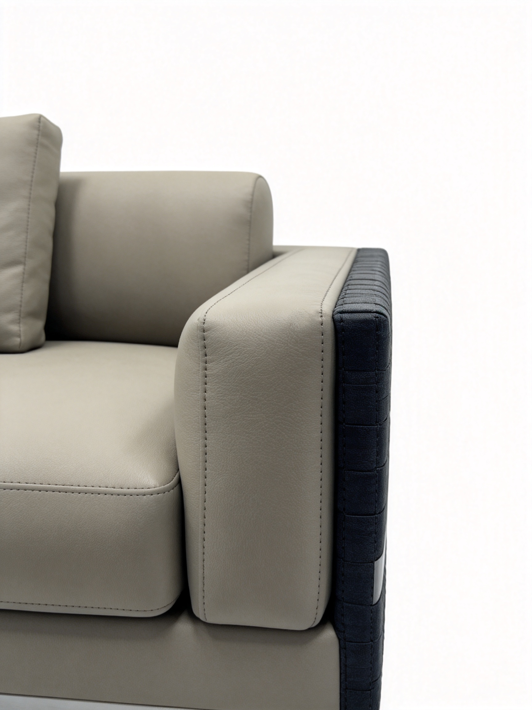 MARTIN Leather Chaise Sectional Sofa