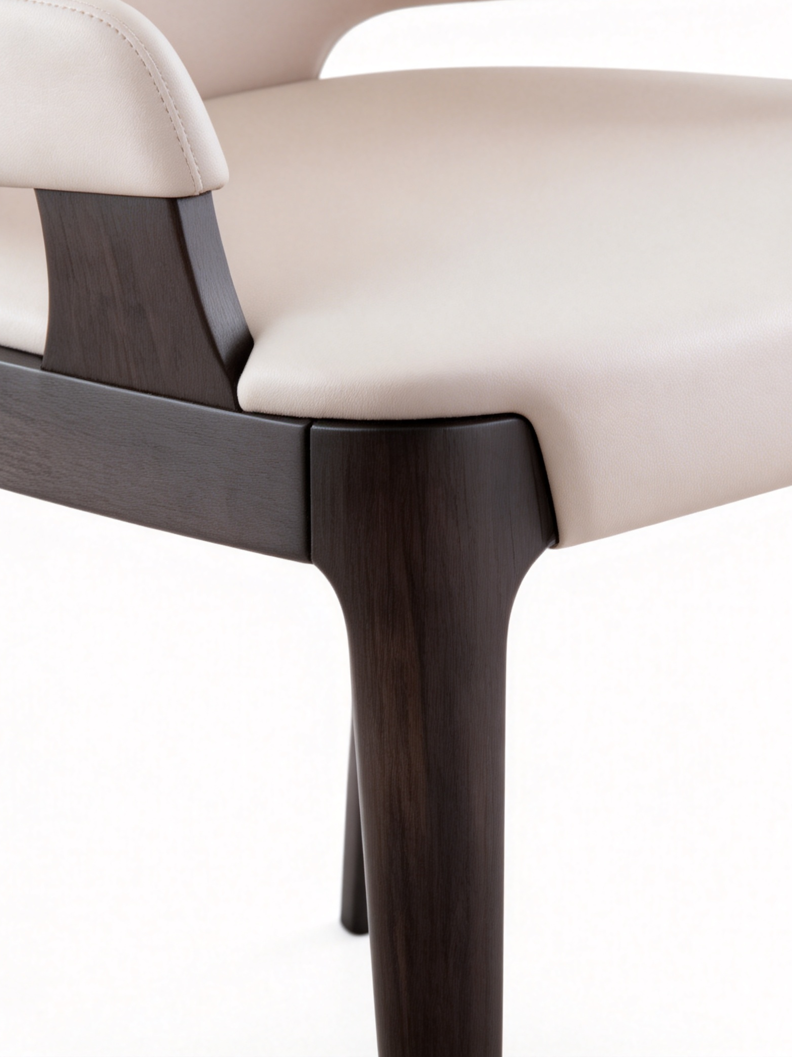 OBSIDIAN Smoked Wood Dining Chair