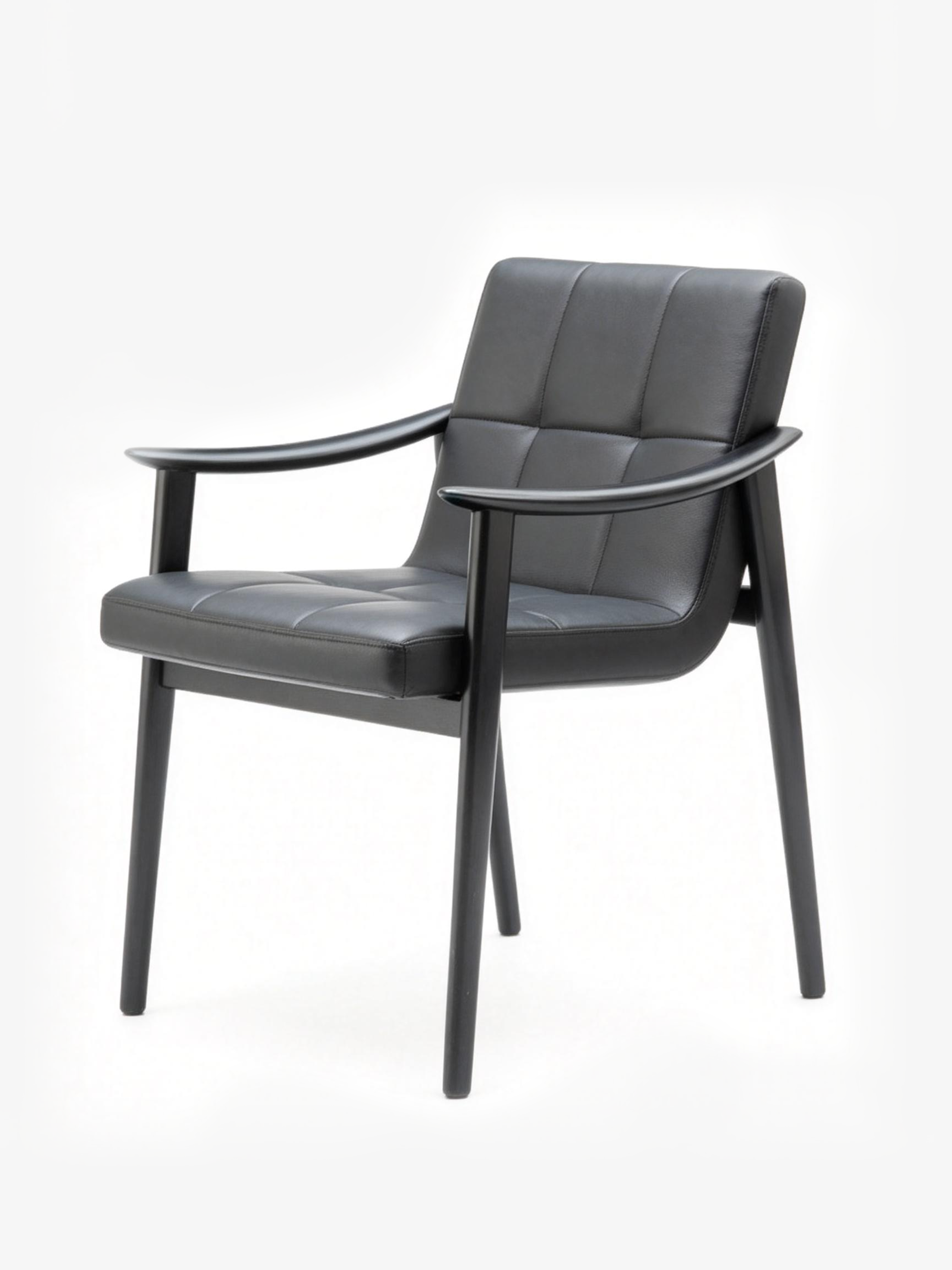 ALDER Leather & Ash Wood Dining Chair
