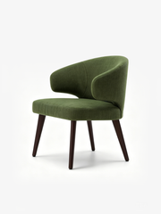 SYCAMORE Ash Wood Upholstered Dining Chair
