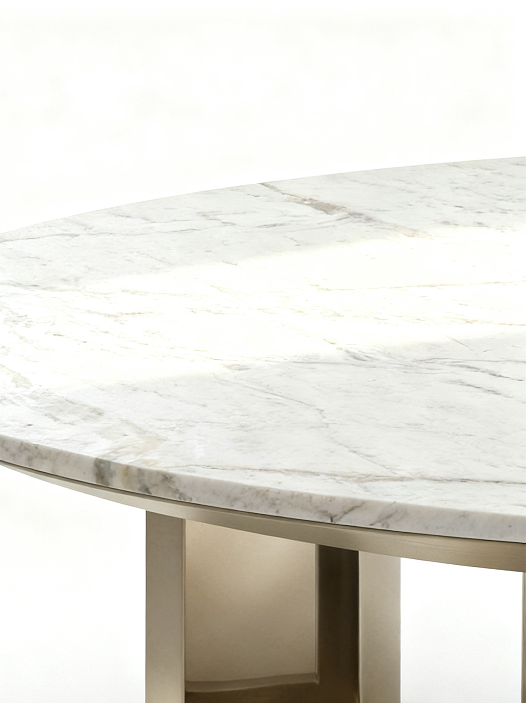 NARSI Marble Round Dining Table