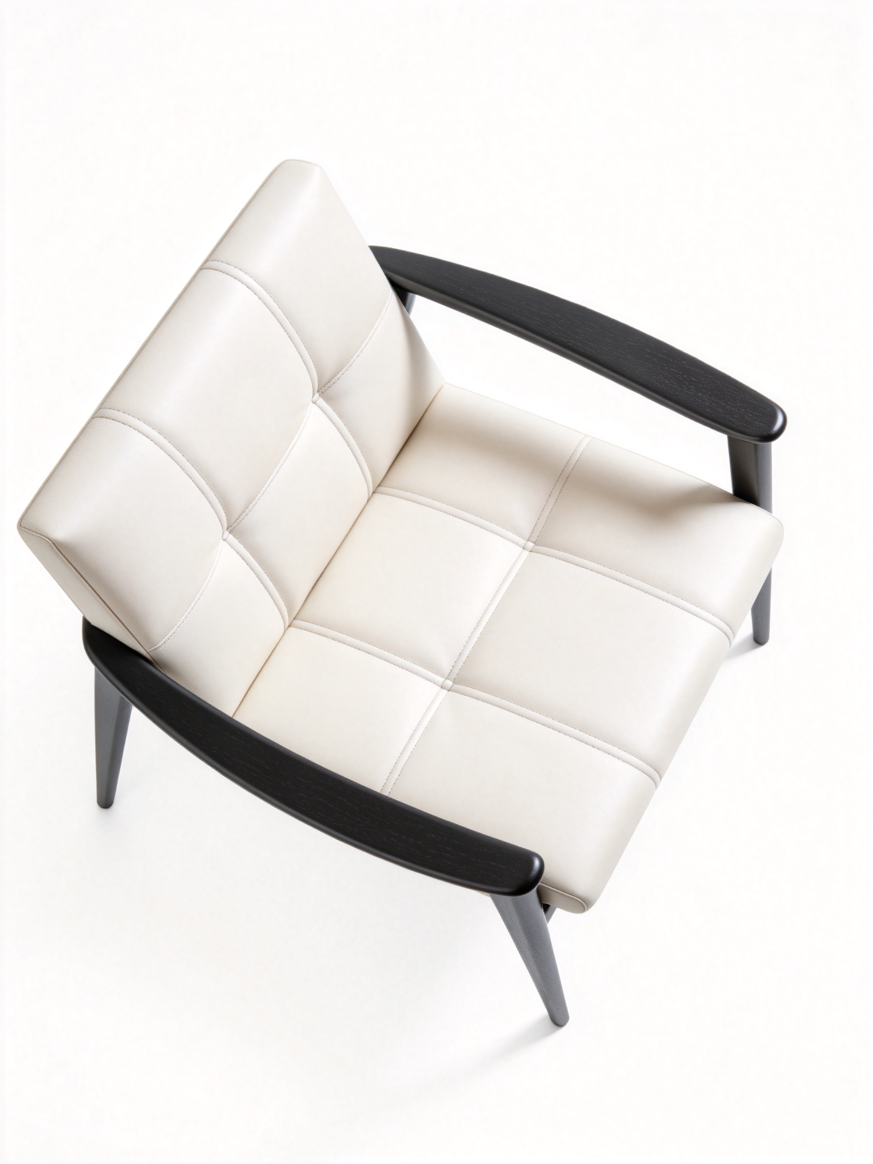 ALDER Leather & Ash Wood Dining Chair