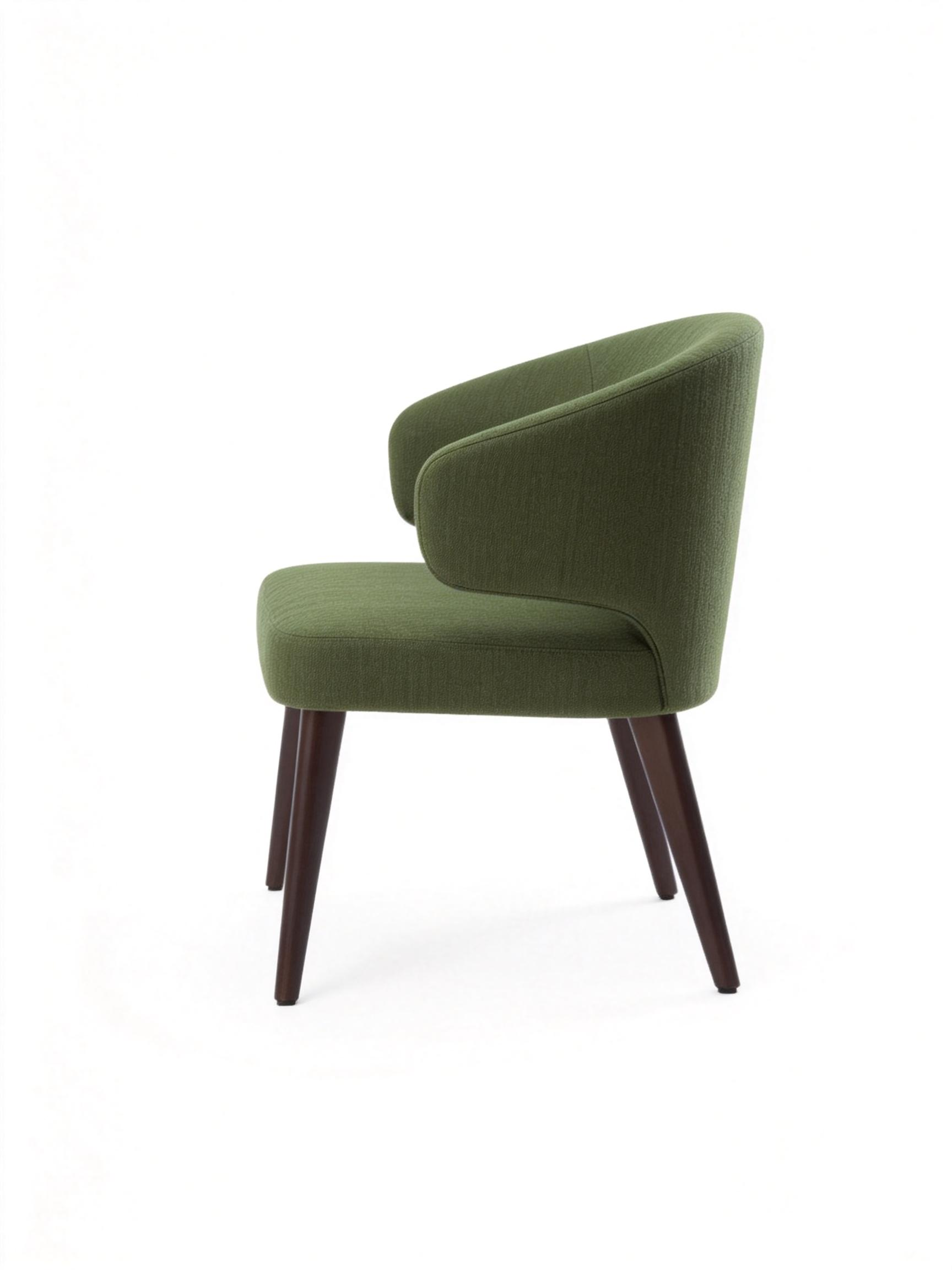 SYCAMORE Ash Wood Upholstered Dining Chair