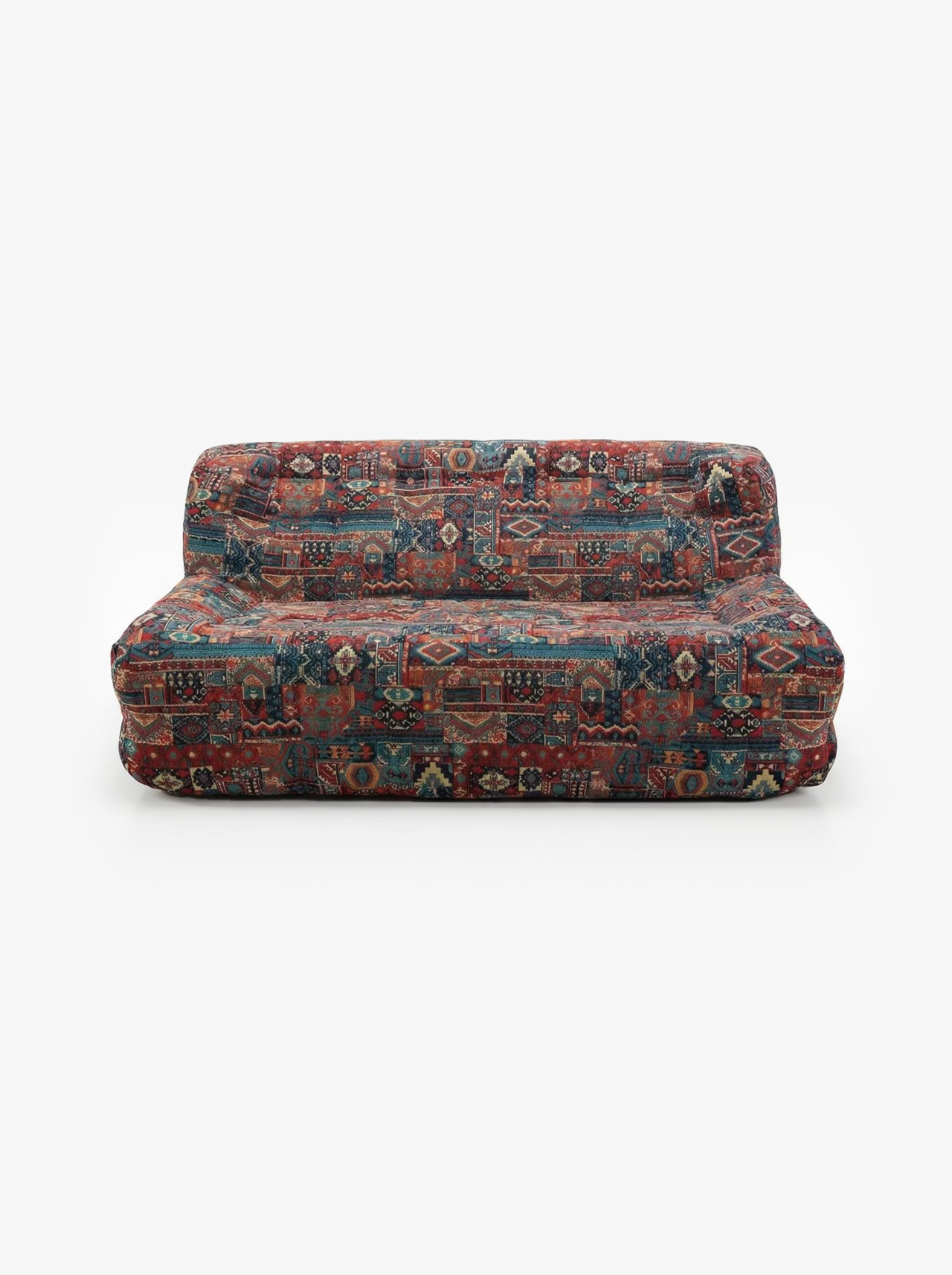 LEDA Instant Bloom Tapestry Patterned 2-Seater Sofa Bed