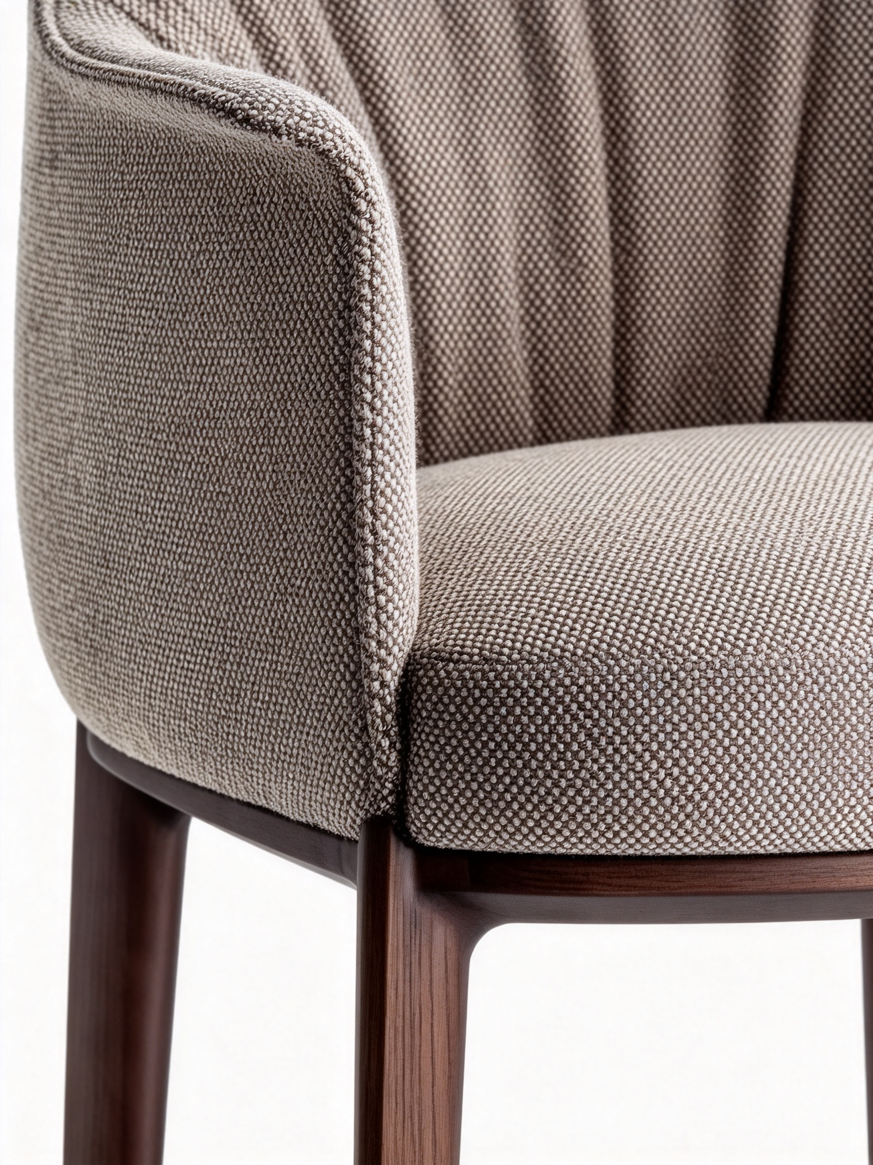 CRESCENT Pleated Dining Armchair