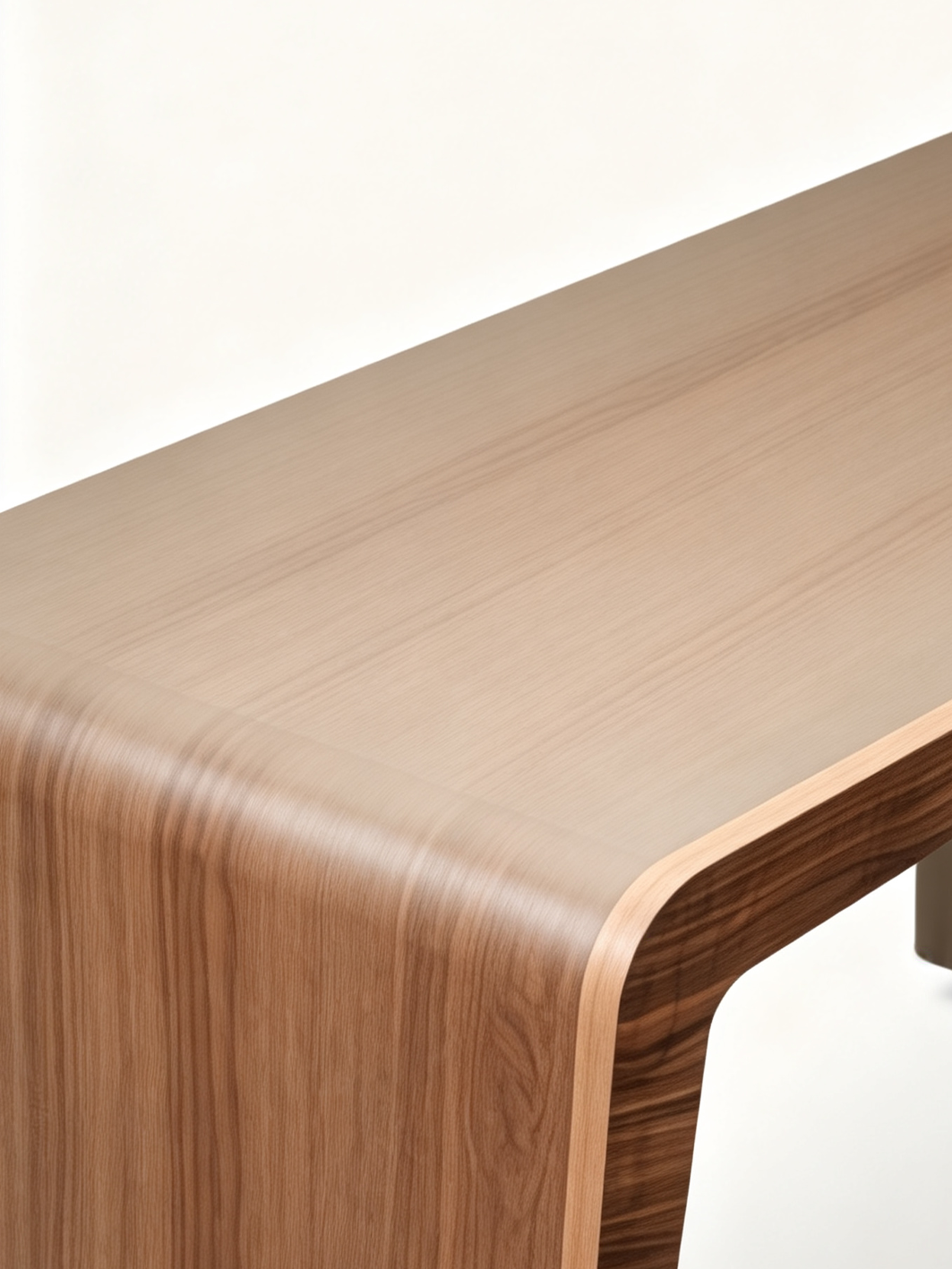 FORGE Wood & Saddle Leather Executive Desk