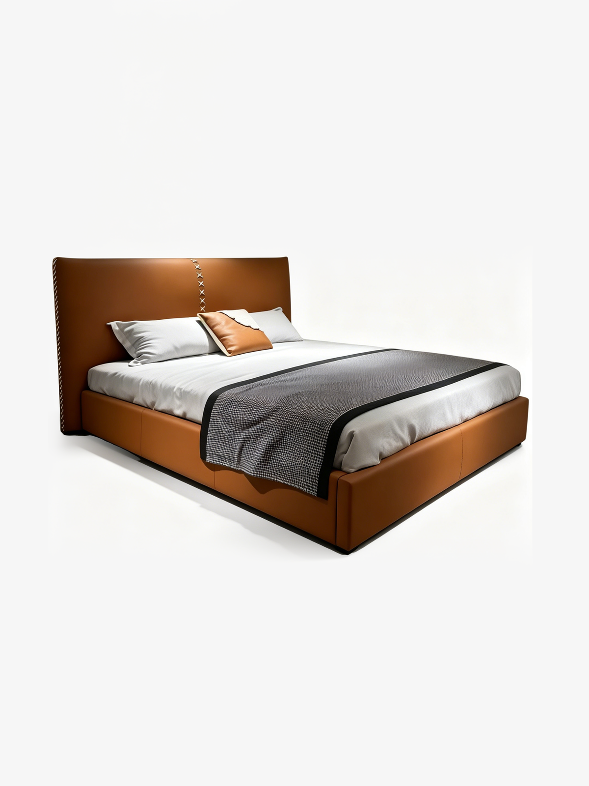 BENTLEY Full Leather Super King Bed Frame