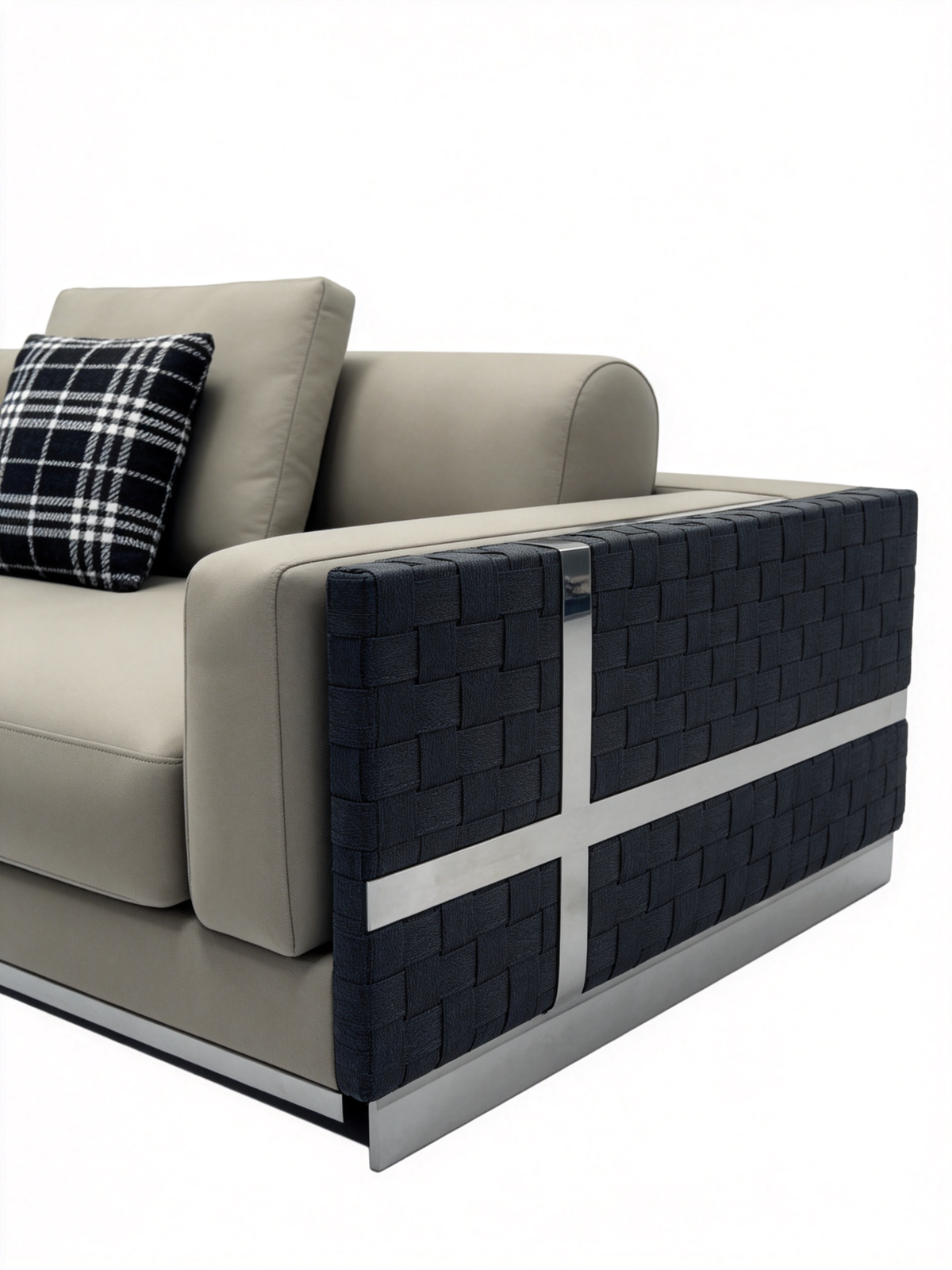 MARTIN Leather Chaise Sectional Sofa