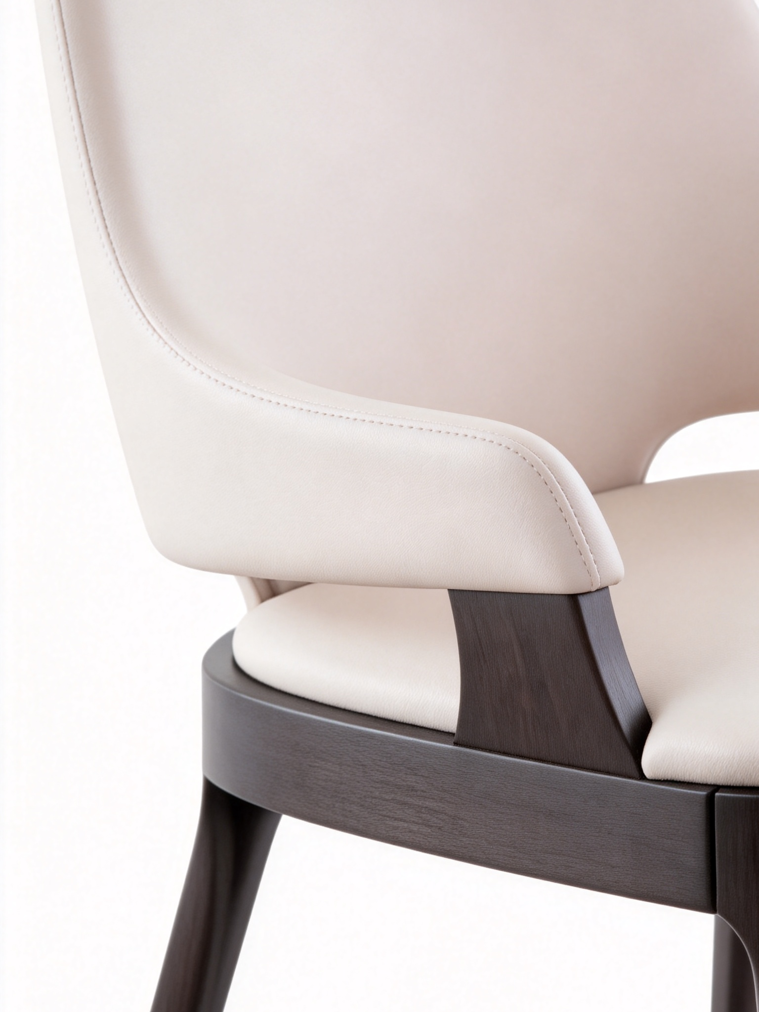OBSIDIAN Smoked Wood Dining Chair