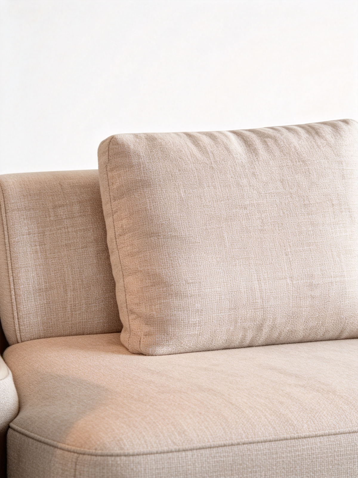 AVERA Chaise Sectional Sofa with Marble Armrest Table