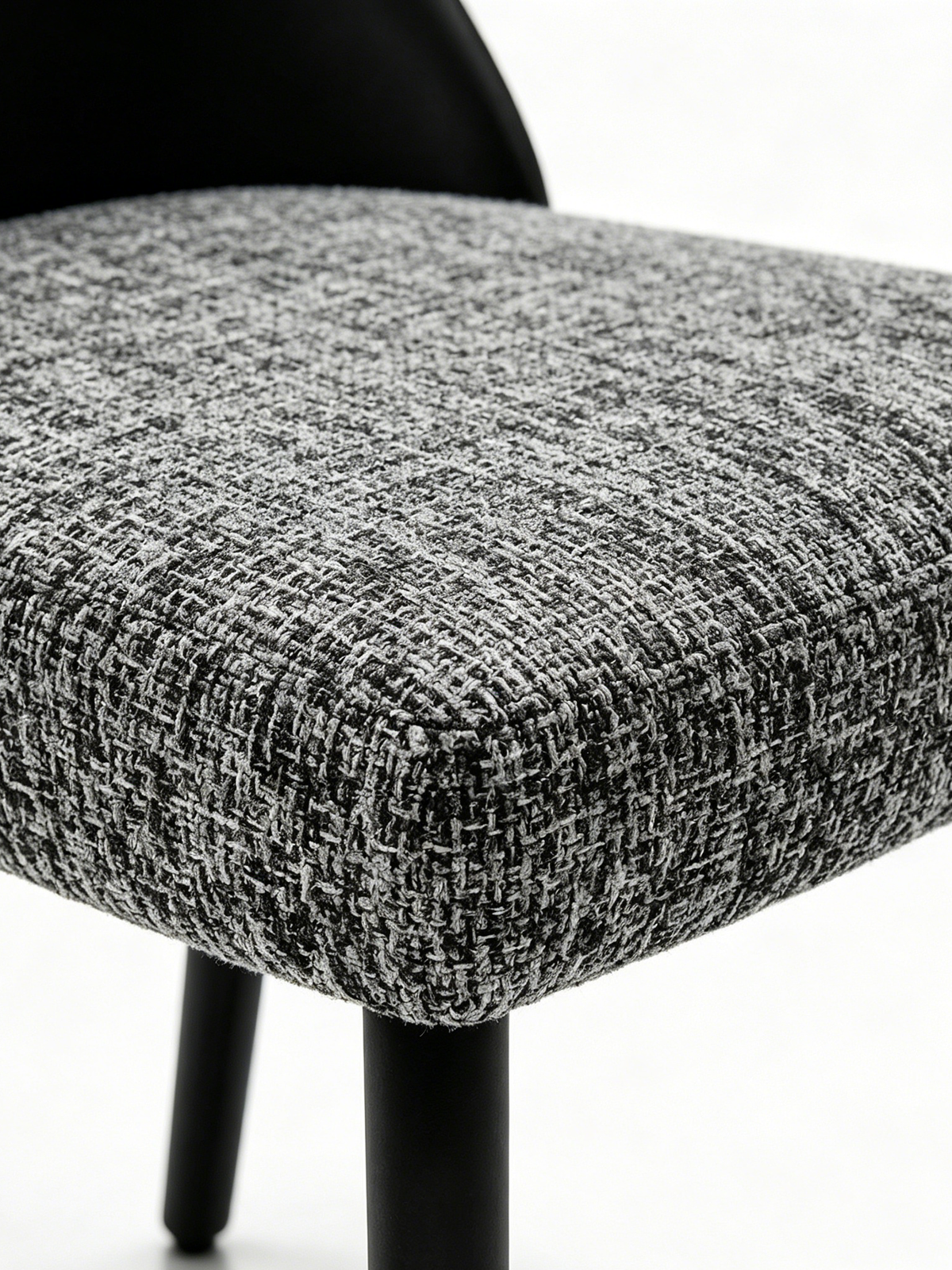 VEX Smoked Ash Upholstered Dining Chair