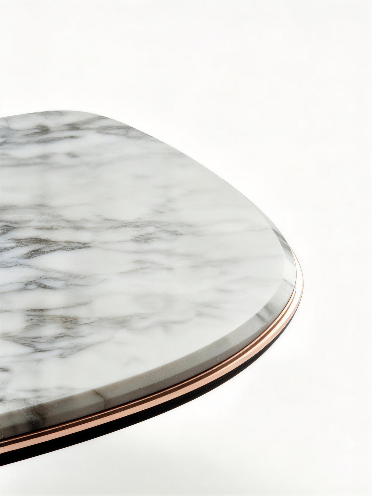 HORIZON Picasso Marble Coffee Table with Pedestal Base