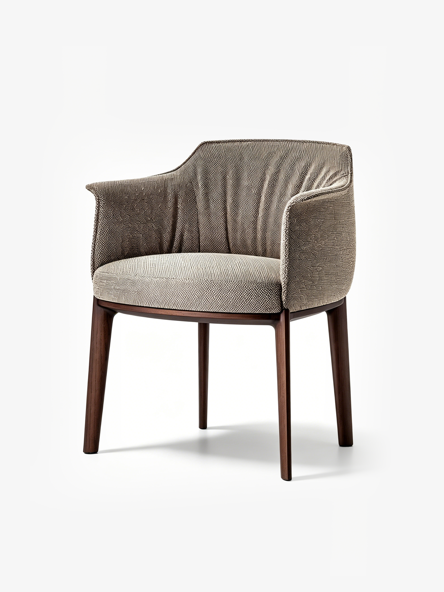 CRESCENT Pleated Dining Armchair