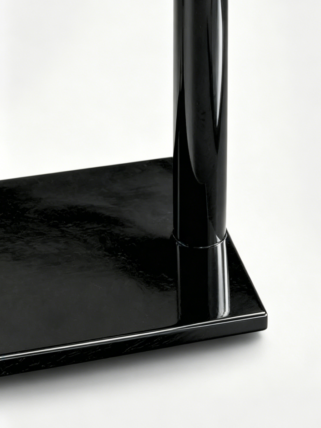ARTE Artistic Stone & Black Titanium Side Table