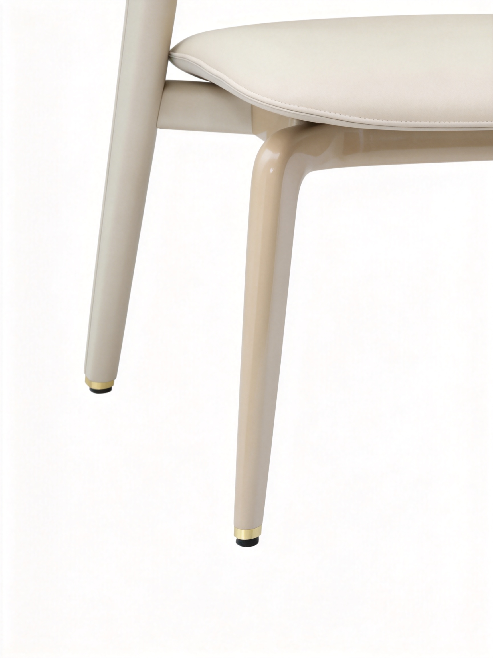 AURELIA Ribbed Saddle Leather Dining Chair