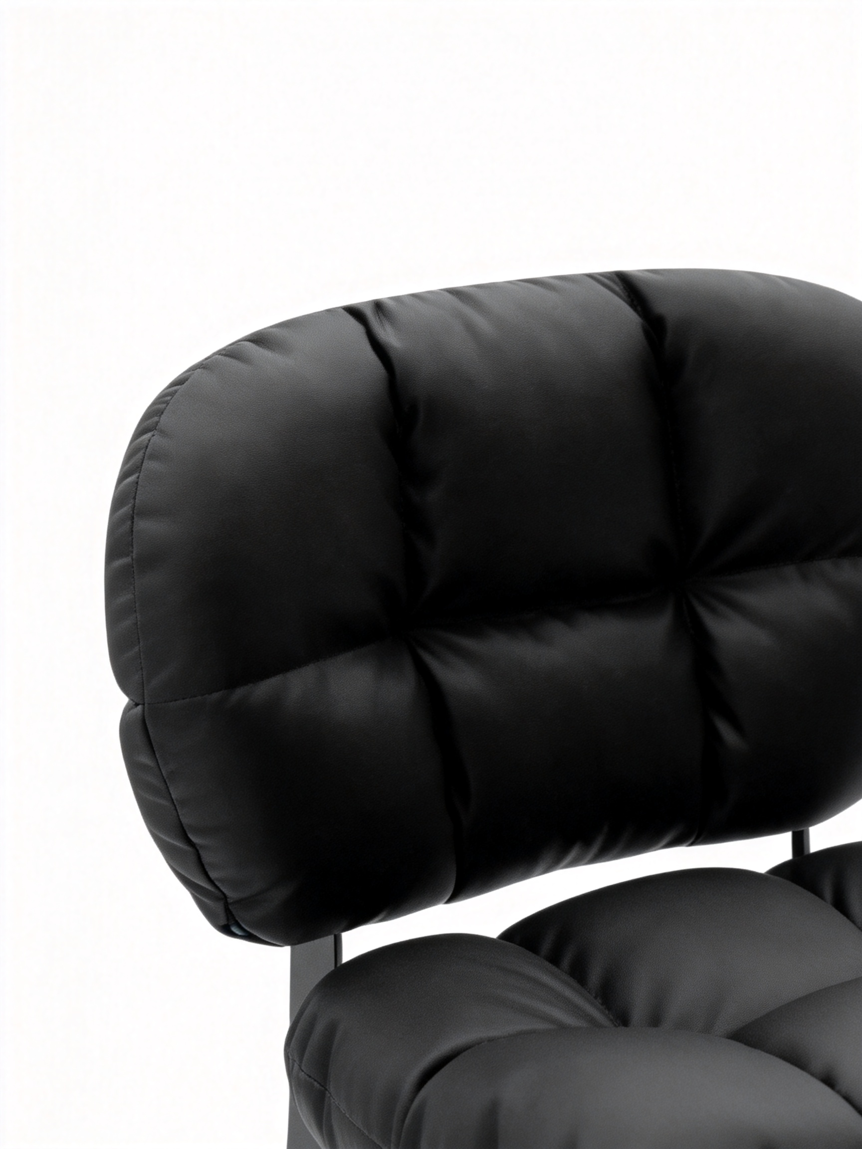 PODIA Dining Chair with Black Titanium Frame