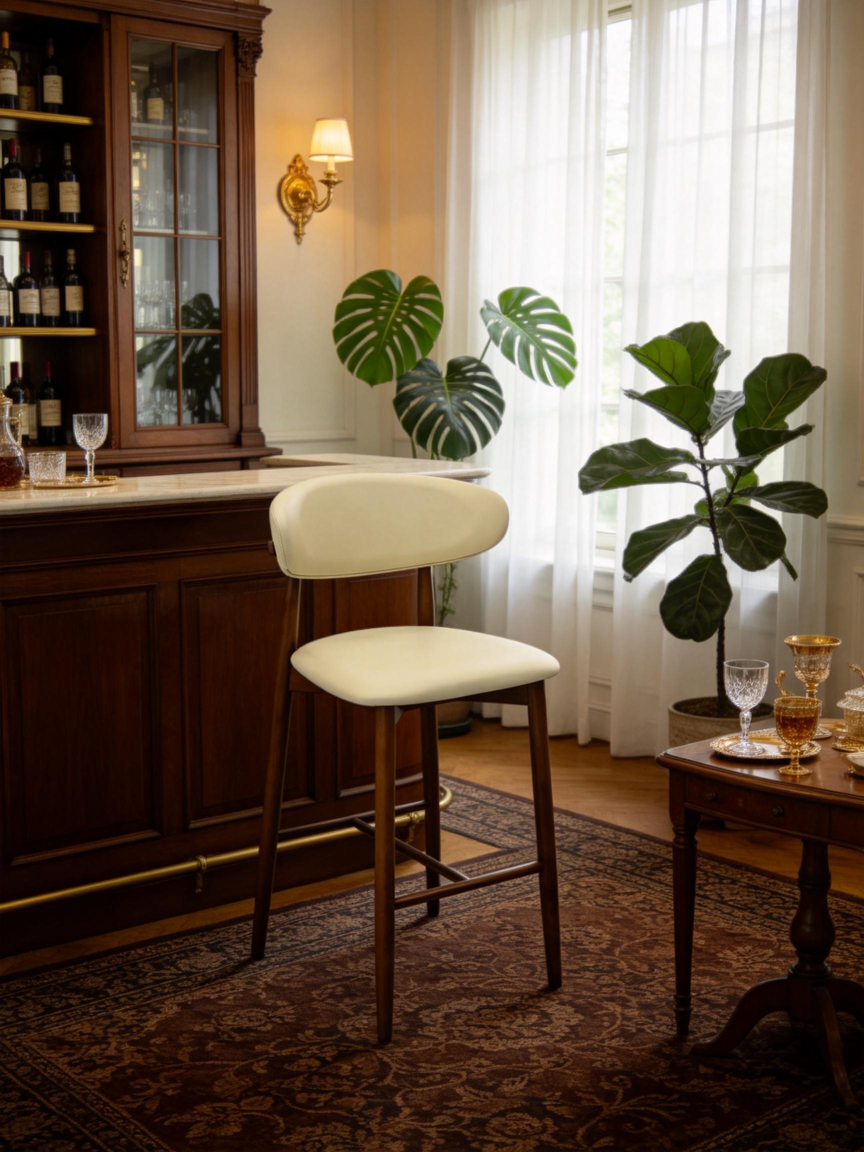 DEMI Solid Ash Bar Stool