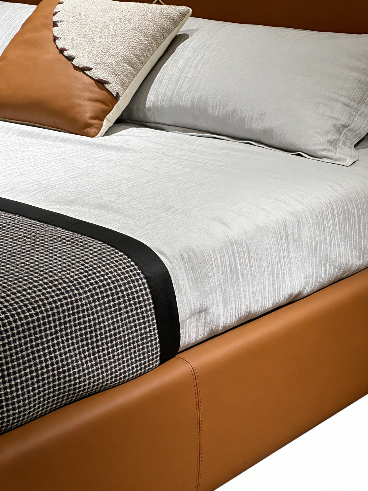 BENTLEY Full Leather Super King Bed Frame