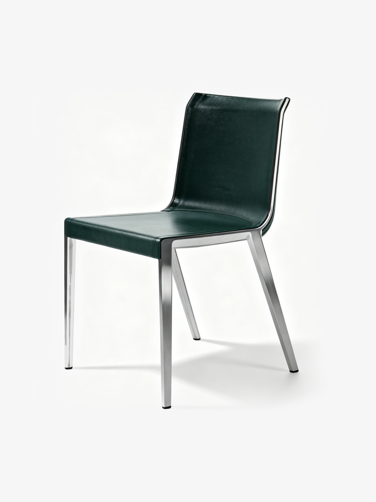 TEVA Teal Saddle Leather Dining Chair