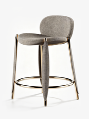 LIVIA Genuine Leather Bar Stool