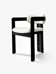 RENNE Textured Fabric Dining Chair