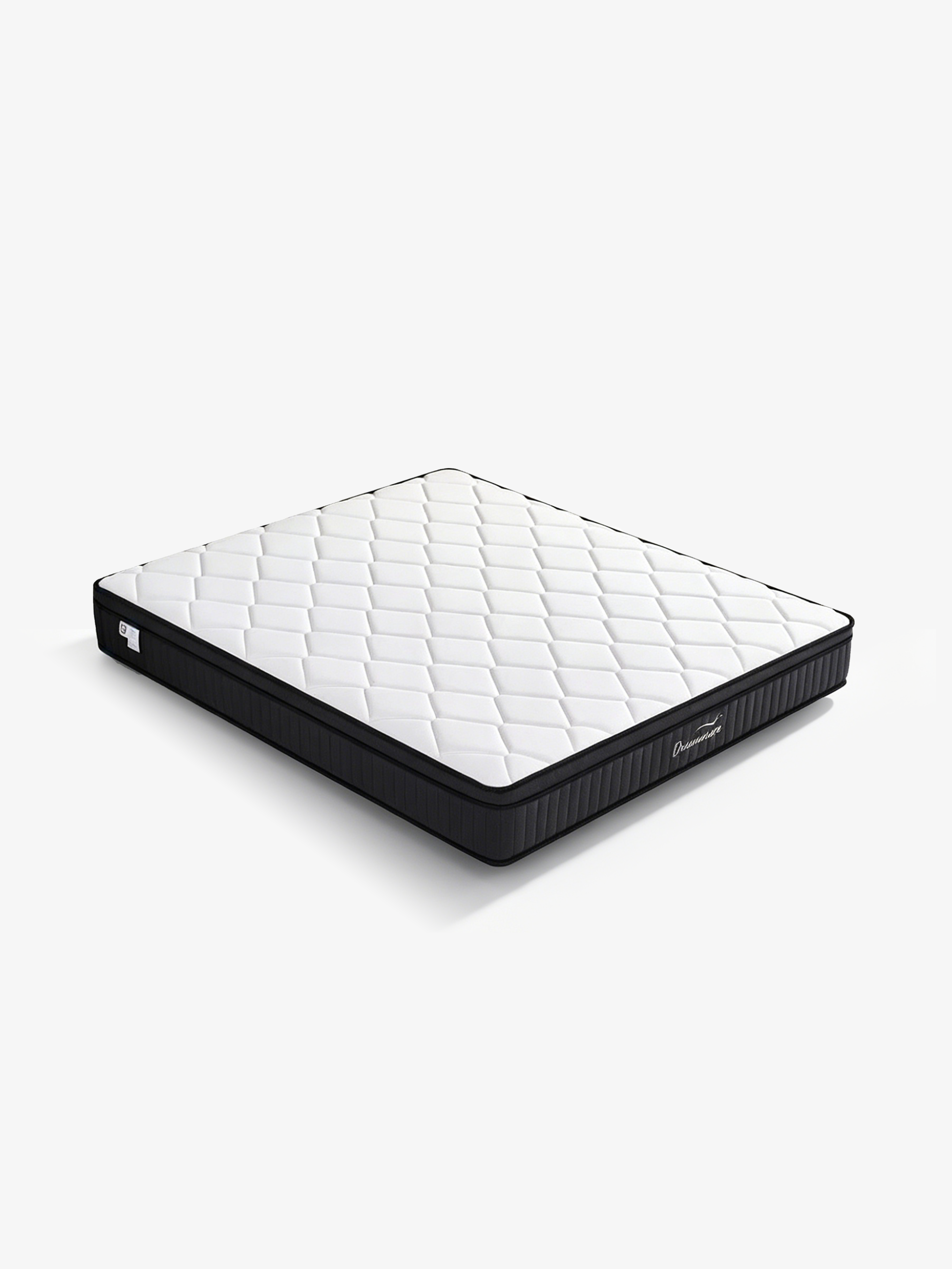 Quilted Diamond Contour Mattress, Medium-Firm, Super King