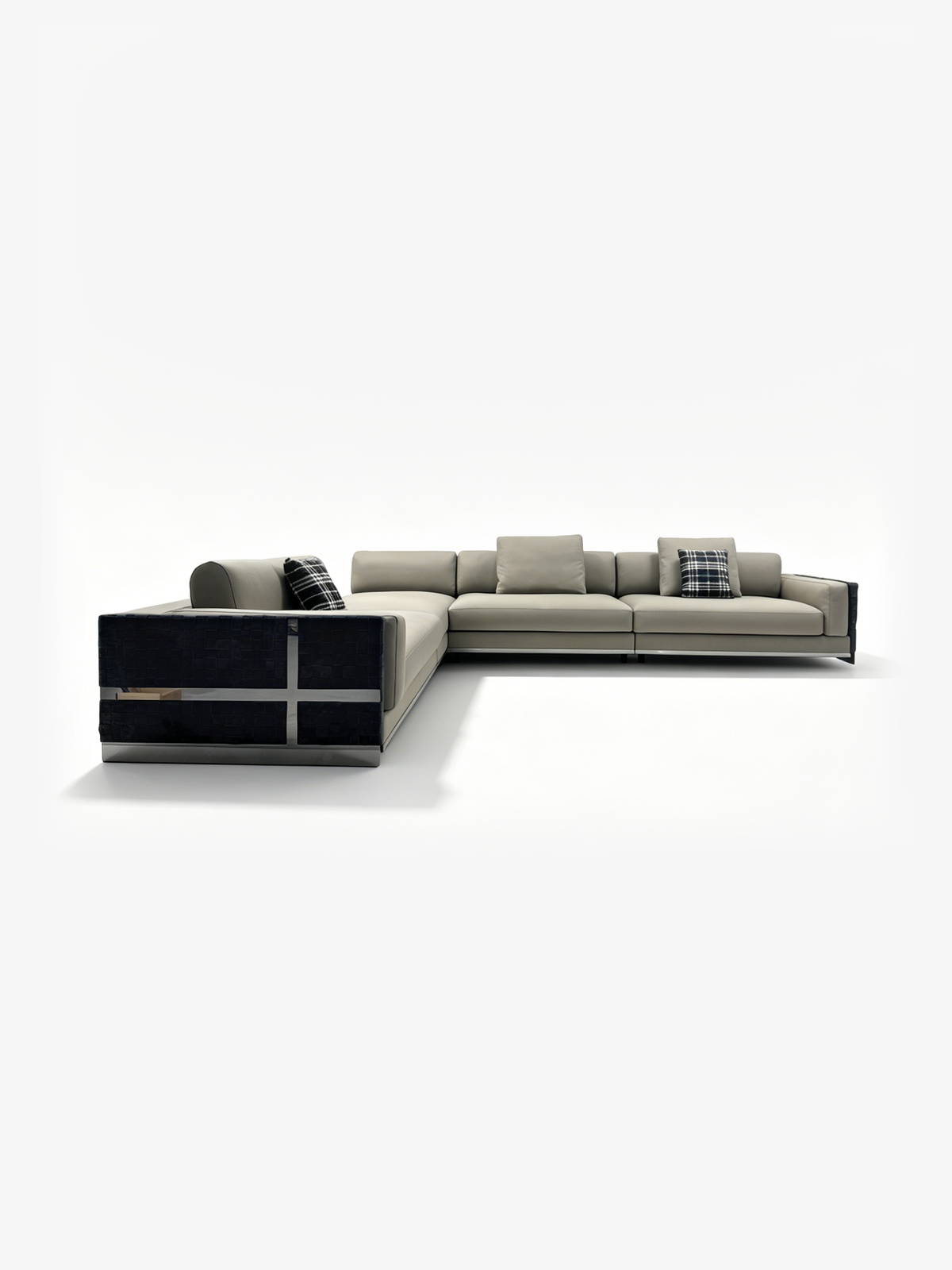 MARTIN Leather Chaise Sectional Sofa