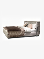 ELVAR Leather Super King Bed Frame