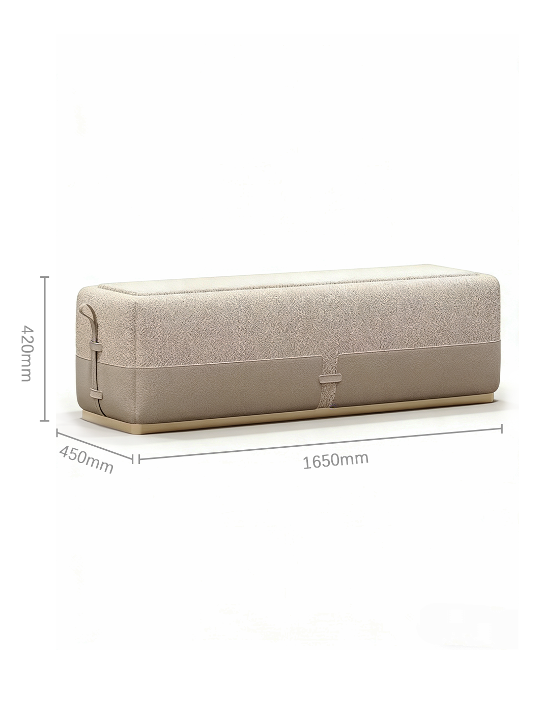 MONA Upholstered End-of-Bed Bench