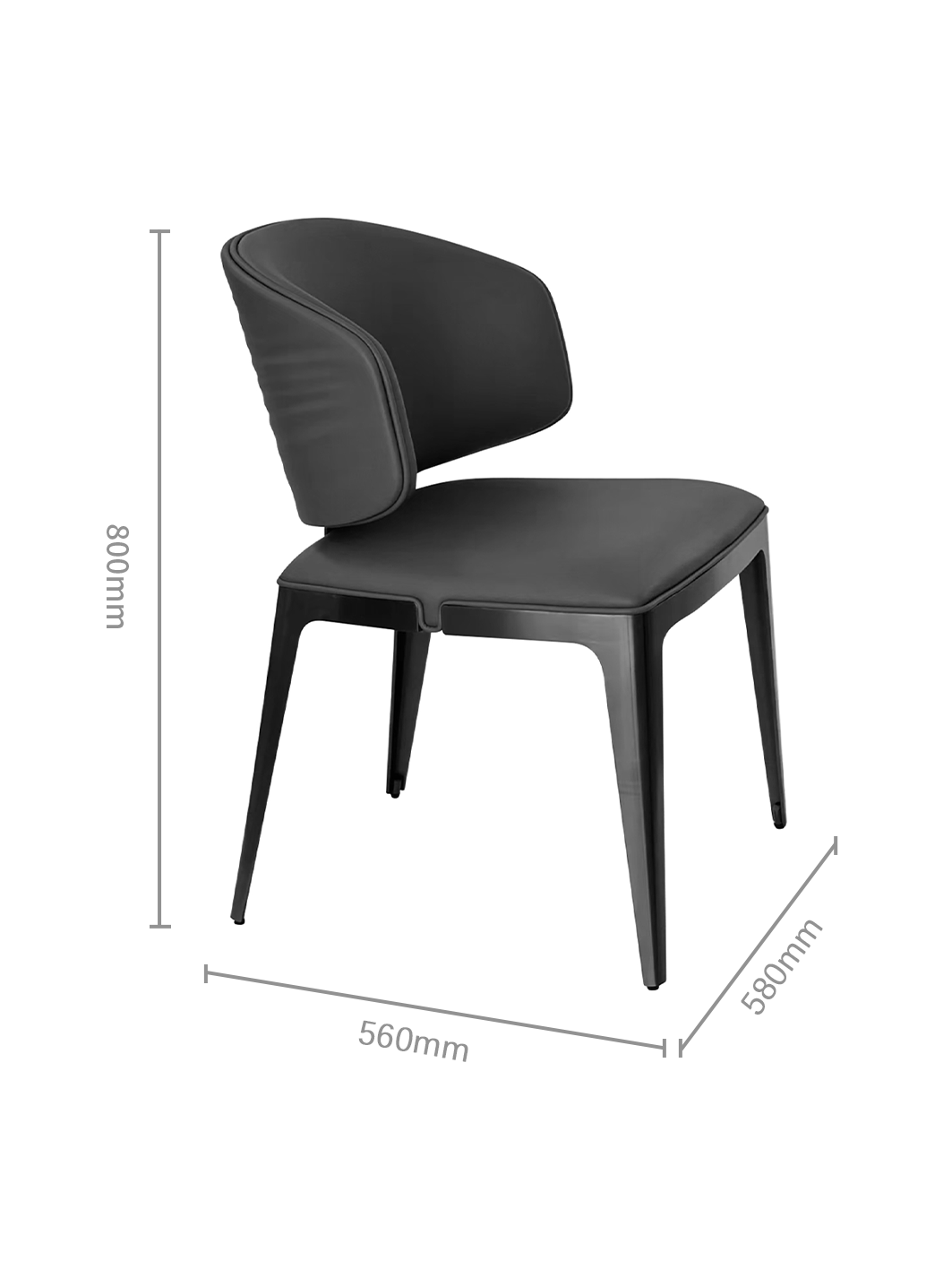 MILANO Vegan Leather Dining Chair