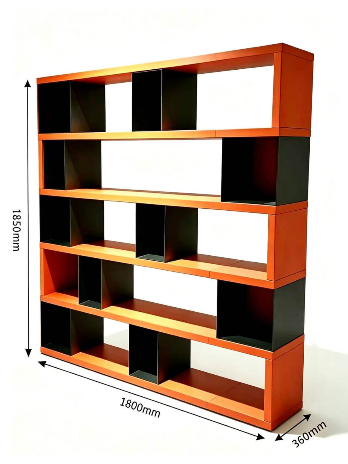 ARCO Saddle Leather Bookcase