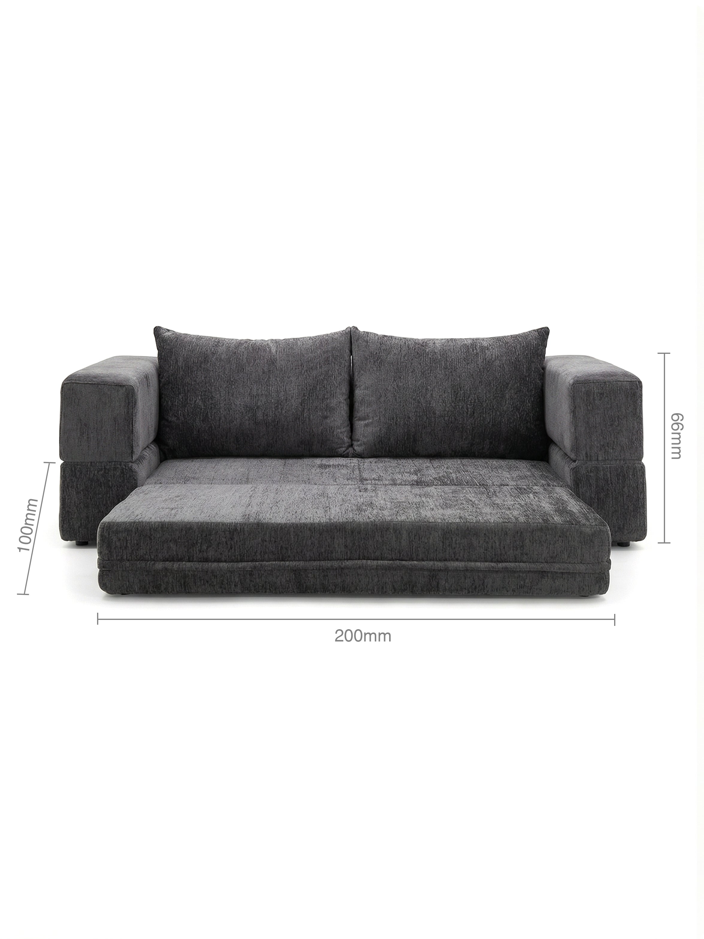 GERA 3-Seater Fold-Forward Sofa Bed