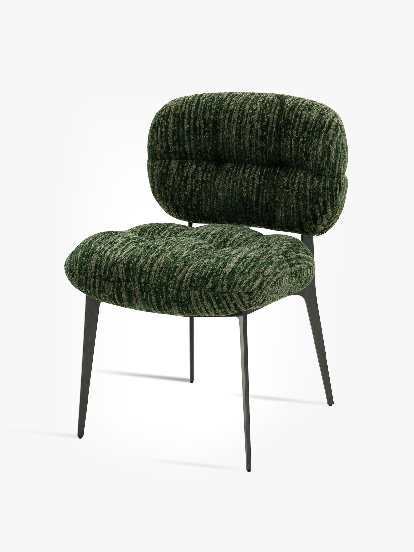 PODIA Dining Chair with Black Titanium Frame